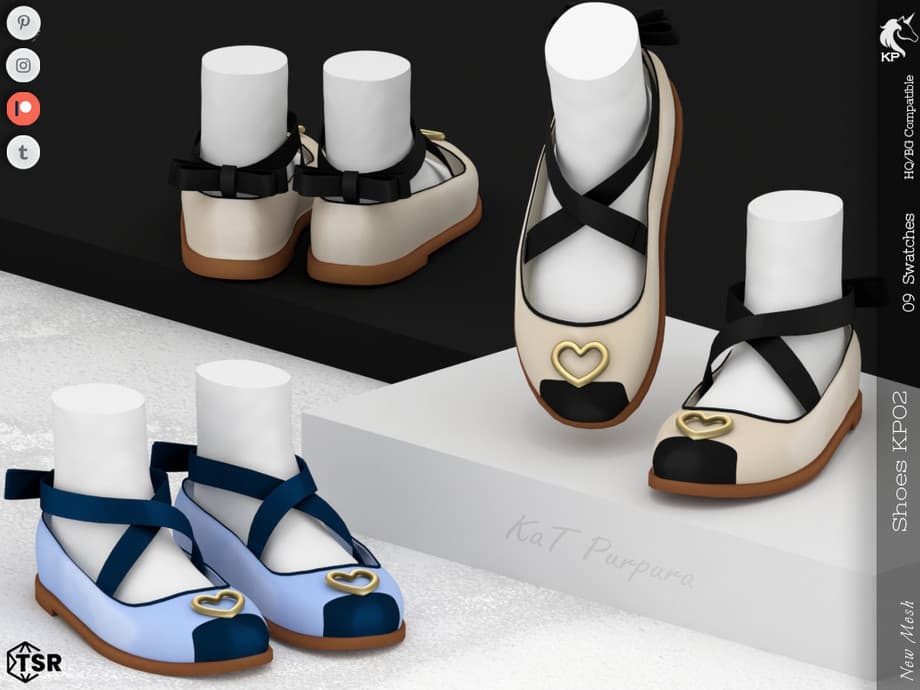 Скриншот мода Детские балетки Shoes KP02 Child